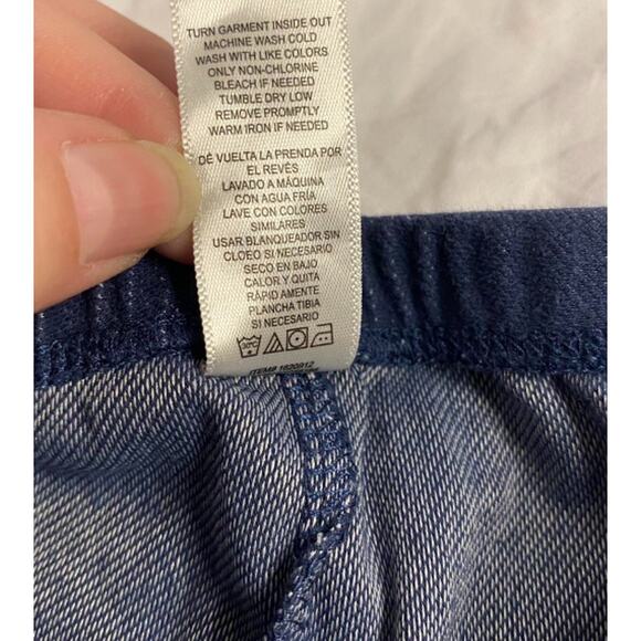 Toddler Navy Blue Jeggings Elastic Waist Size 3T - Picture 3 of 5